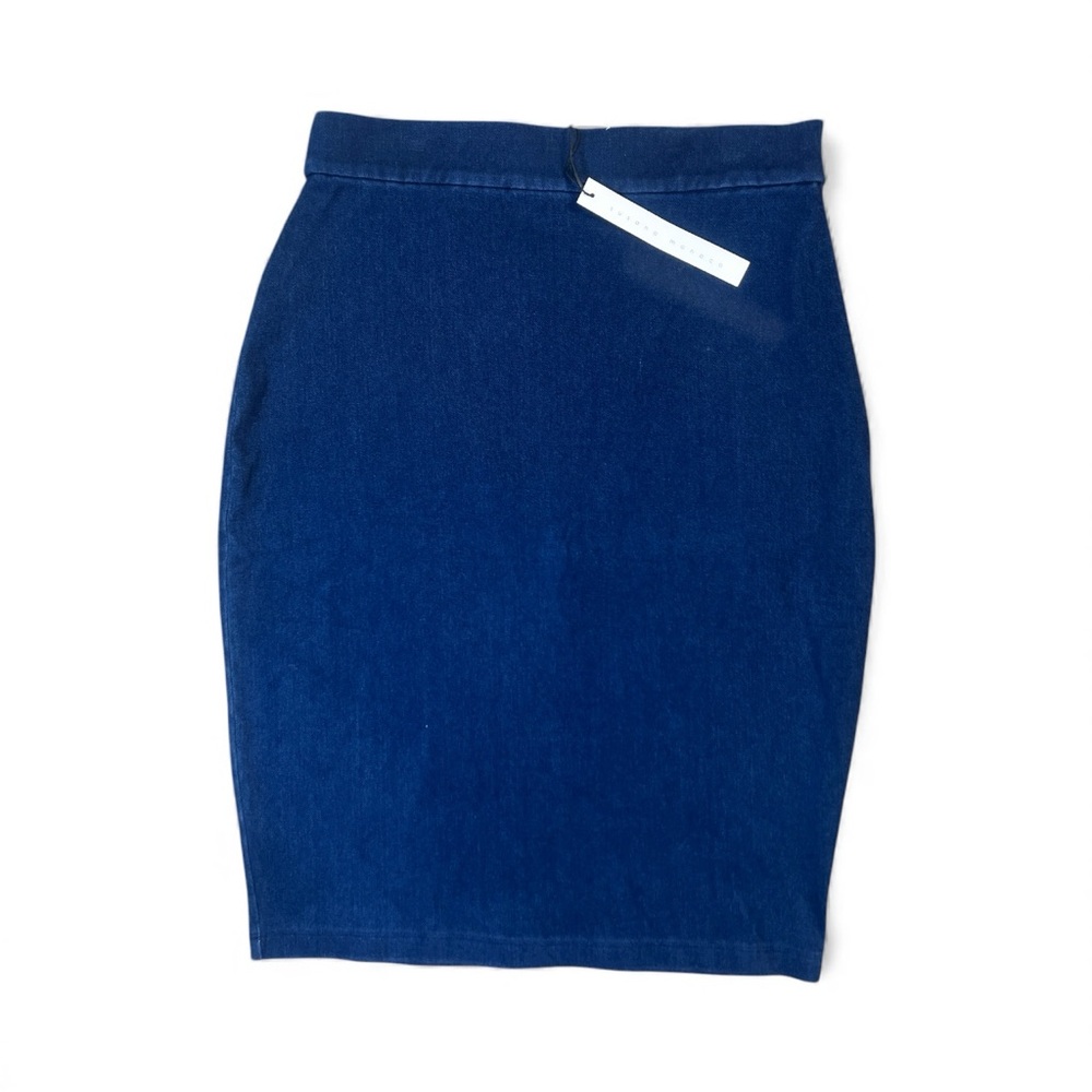 Susana Monaco Dark Denim Stretch Pencil Skirt – Size M – NWT